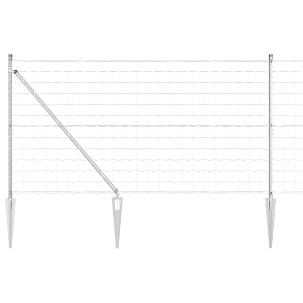 Ulkoilma-Euroaita piikkien kanssa 10 x 1,4 m Galvanoitu teräs