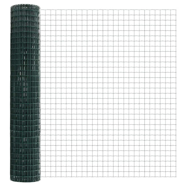 Euroaita betoniin perustuen 10 x 1,4 m PVC-pinnoitettu teräs