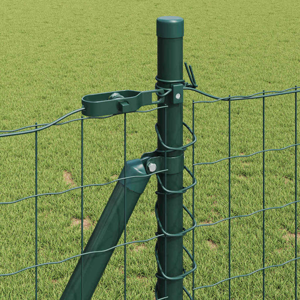 Euroaita betoniin perustuen 10 x 0,8 m PVC-pinnoitettu teräs