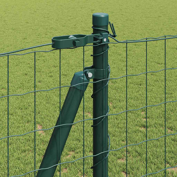 Euroaita betoniin perustuen 10 x 1,2 m PVC-pinnoitettu teräs