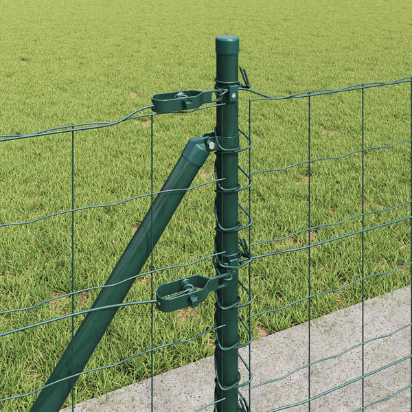 Euroaita betoniin perustuen 10 x 0,4 m PVC-pinnoitettu teräs