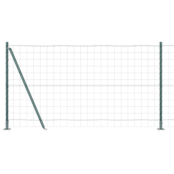Euroaita betoniin perustuen 10 x 1,2 m PVC-pinnoitettu teräs