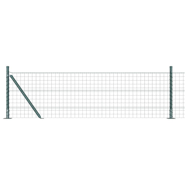 Euroaita betoniin perustuen 25 x 0,6 m PVC-pinnoitettu teräs