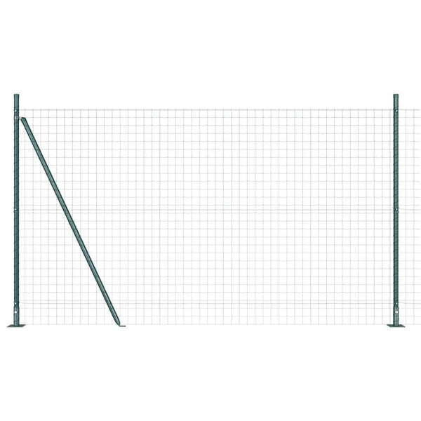 Euroaita betoniin perustuen 25 x 1,2 m PVC-pinnoitettu teräs