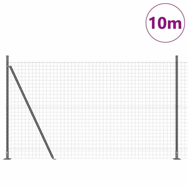 Euroaita betoniin perustuen 10 x 1,4 m PVC-pinnoitettu teräs