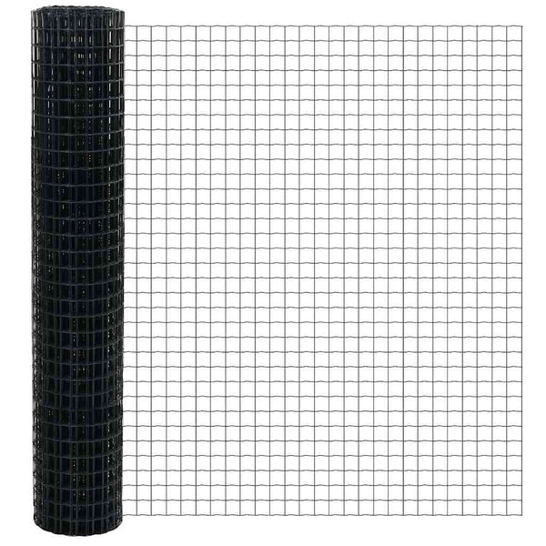 Euroaita betoniin perustuen 10 x 1,5 m PVC-pinnoitettu teräs