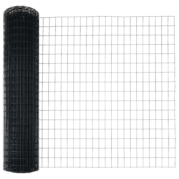 Euroaita betoniin perustuen 10 x 1,2 m PVC-pinnoitettu teräs