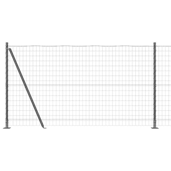 Euroaita betoniin perustuen 25 x 1,2 m PVC-pinnoitettu teräs