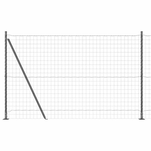 Euroaita betoniin perustuen 10 x 1,4 m PVC-pinnoitettu teräs