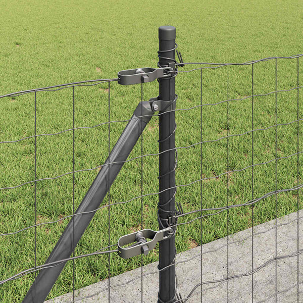 Euroaita betoniin perustuen 50 x 0,4 m PVC-pinnoitettu teräs