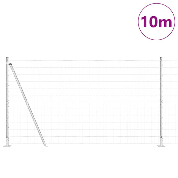 Ulkona Euroaita betonipohjalla 10 x 1,2 m Galvanoitu teräs