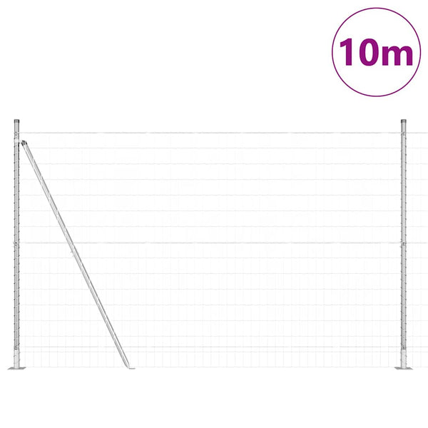 Ulkona Euroaita betonipohjalla 10 x 1,6 m Galvanoitu teräs