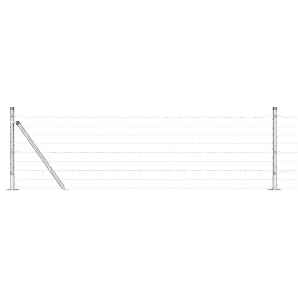 Ulkona Euroaita betonipohjalla 50 x 0,6 m Galvanoitu teräs
