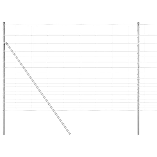 Maan kiinnitys hitsattu langoitusaita 25 x 1,6 m Hopea Verkko