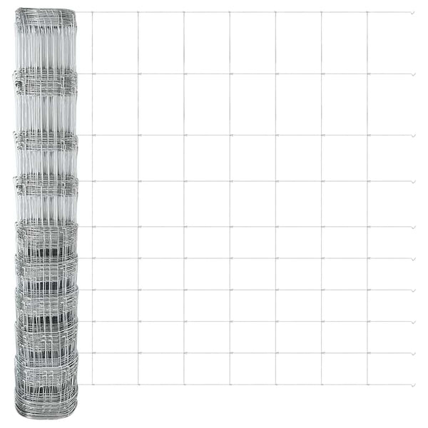 Maan kiinnitys hitsattu langoitusaita 50 x 1,2 m Hopea Verkko