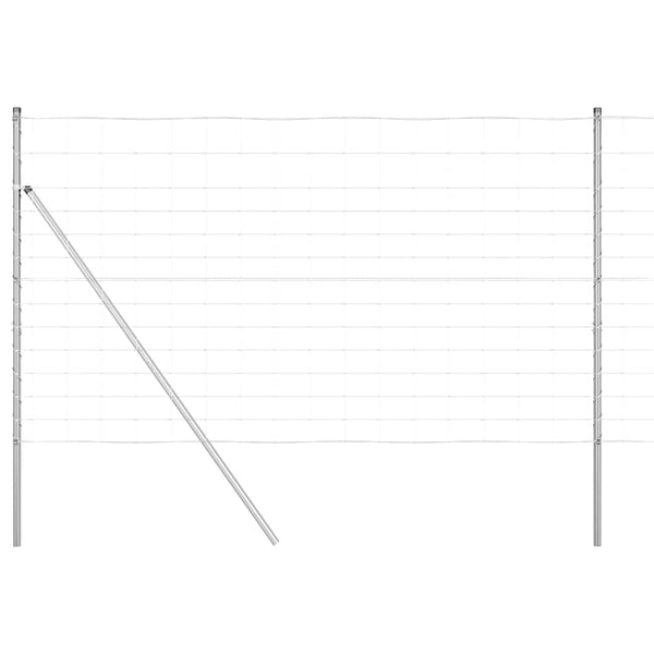 Maan kiinnitys hitsattu langoitusaita 50 x 1,4 m Hopea Verkko
