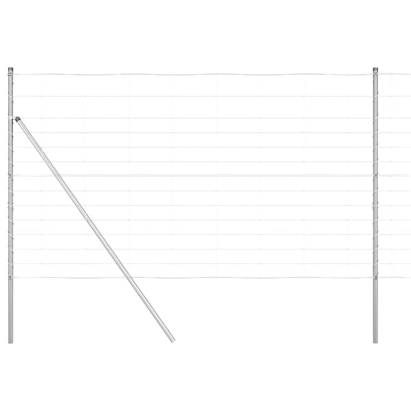 Maan kiinnitys hitsattu langoitusaita 50 x 1,4 m Hopea Verkko