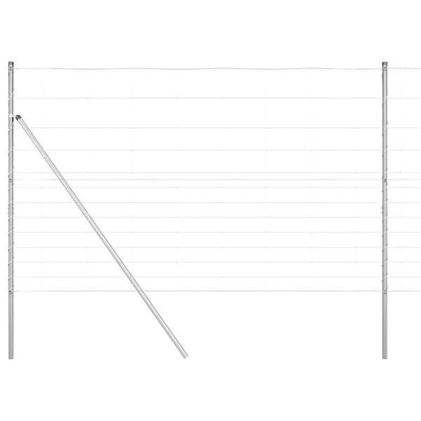 Maan kiinnitys hitsattu langoitusaita 50 x 1,5 m Hopea Verkko