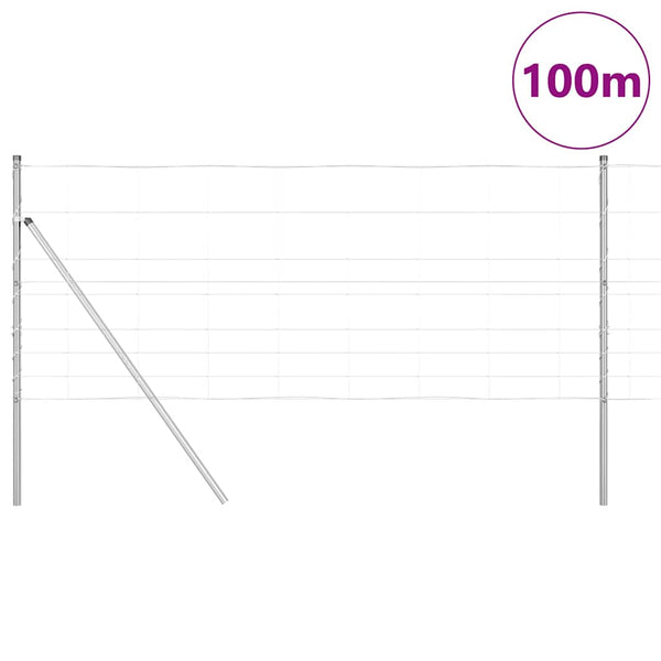 Maan kiinnitys hitsattu langoitusaita 100 x 1 m Hopea Verkko