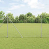 Langoitettu este piikeillä 25 x 1,6 m Galvanoitu teräs Hopea