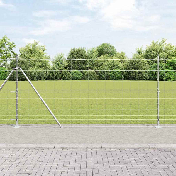 Hitsattu metalliverkkoaita betoni-juurella 25 x 1,2 m Hopea