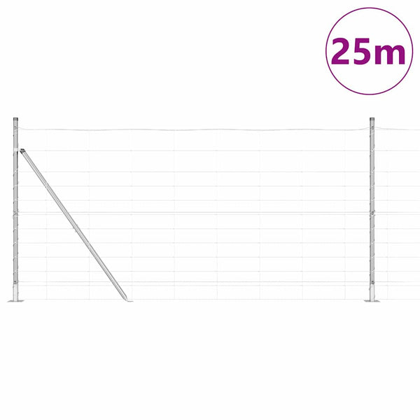 Hitsattu metalliverkkoaita betoni-juurella 25 x 1,2 m Hopea