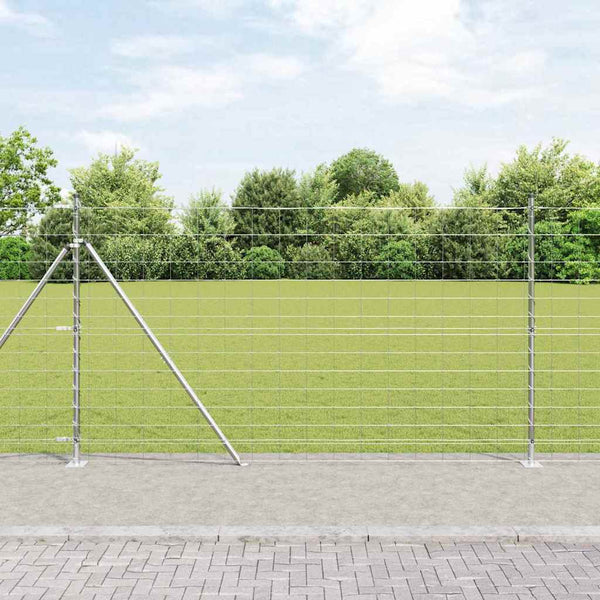 Hitsattu metalliverkkoaita betoni-juurella 25 x 1,4 m Hopea