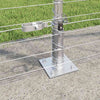 Hitsattu metalliverkkoaita betoni-juurella 25 x 1,6 m Hopea