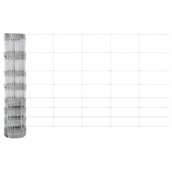 Hitsattu metalliverkkoaita betoni-juurella 100 x 1 m Hopea