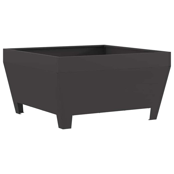 Tulikeitto Musta 80 x 80 x 43 cm Kulunut Teräs