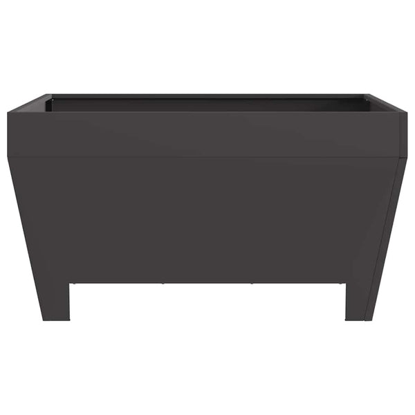Tulikeitto Musta 80 x 80 x 43 cm Kulunut Teräs