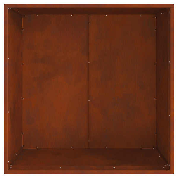 Tulikeitto Ruosteinen 80 x 80 x 43 cm Kulunut Teräs