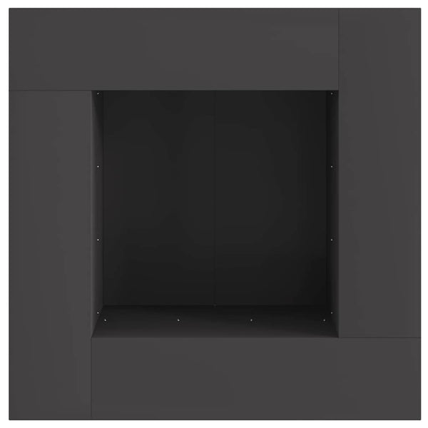 Tulipata Musta 80 x 80 x 40 cm Kulunut Teräs