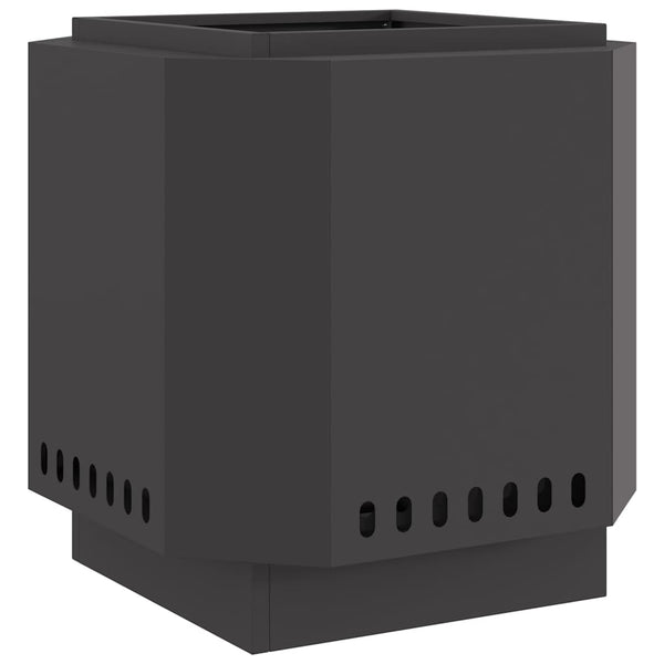 Savuton tulikulho Musta 48 x 48 x 51 cm Säänkestävä teräs