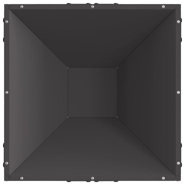 Tulilautanen Musta 50 x 50 x 35 cm Kulunut Teräs