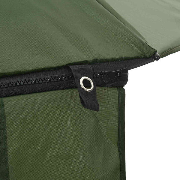 Kalastusvarjo Keltainen armeija 300 x 240 cm Oxford polyesteri