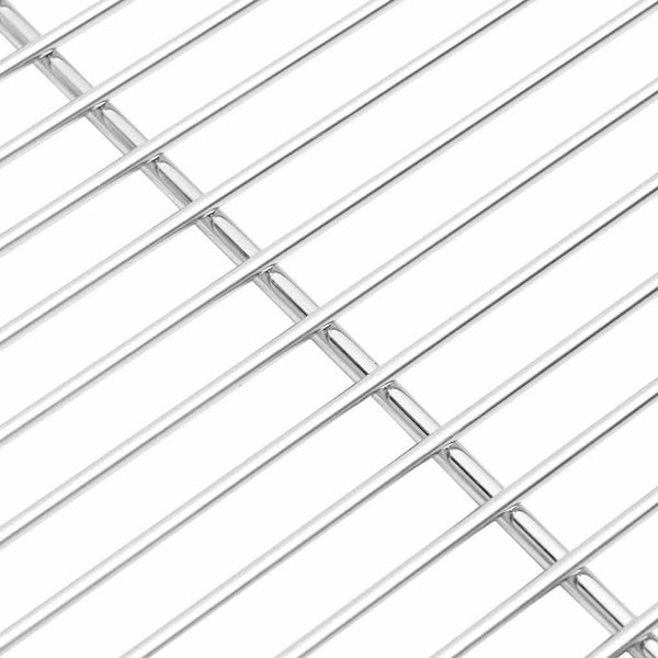 Grilliritilä 50 x 35 cm Ruostumaton teräs Hopea