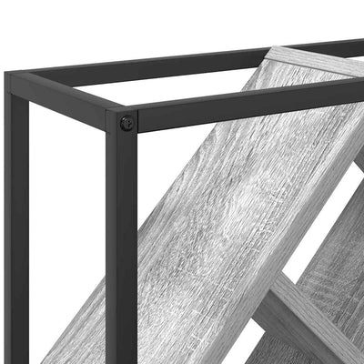 Harmaa viinipukki Quint 51x18x52.5cm (puinen)