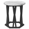 Pesätty sivupöytä 3 kpl Harmaa Sonoma 53 x 53 x 40 cm