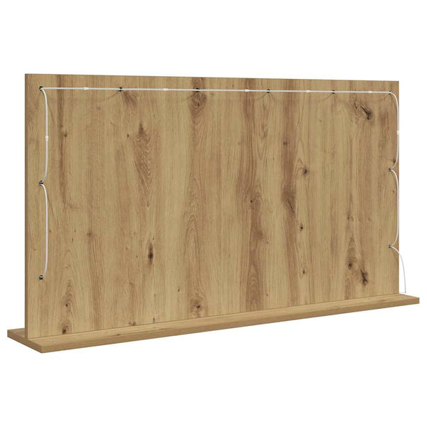 Meikkipöydän peili Artisan tammi 100 x 55 x 18 cm Suorakaide