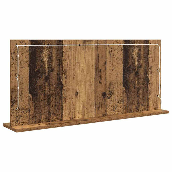 Meikkipöydän peili Vanha puu 100 x 45 x 18 cm Suorakaide
