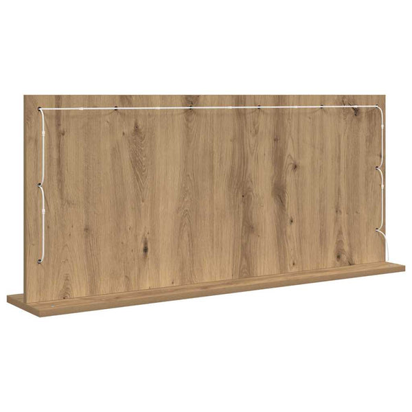 Meikkipöydän peili Artisan tammi 100 x 45 x 18 cm Suorakaide