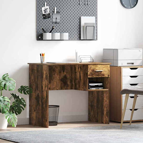 Pöytä Savupähkinä 90 x 49 x 75 cm Tekninen puu