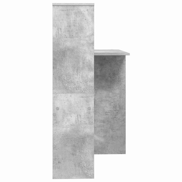 Pöytä Betoni Harmaa Tekninen puu 131,5 x 50 x 106,5 cm
