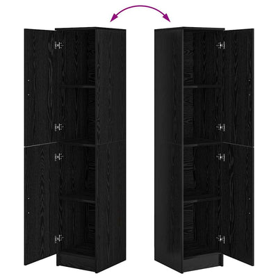 Musta tammi korkeakaappi Ergent 35x39x168cm (puinen)