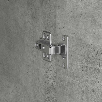 Betoninharmaa korkeakaappi Firica 35x39x168cm (puinen)