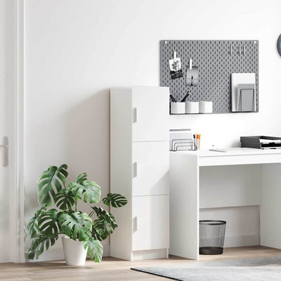 Valkoinen korkea kaappi Erivan 31.5x32x124cm (puinen)