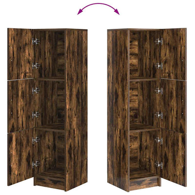 Savutammi korkea kaappi Nathaniel 31.5x32x124cm (puinen)