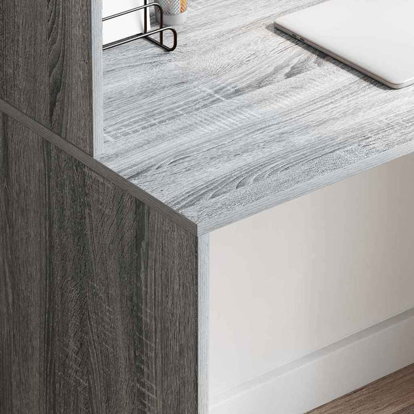 Pöytä Harmaa Sonoma 102 x 50 x 124 cm Tekninen puu