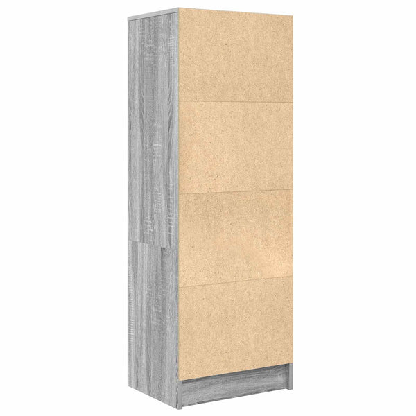 Korkea kaappi laatikon kanssa Harmaa Sonoma 45,5 x 34 x 127 cm